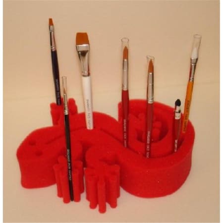 Beneficencia Gecko Brush Holder, Red BE3187219